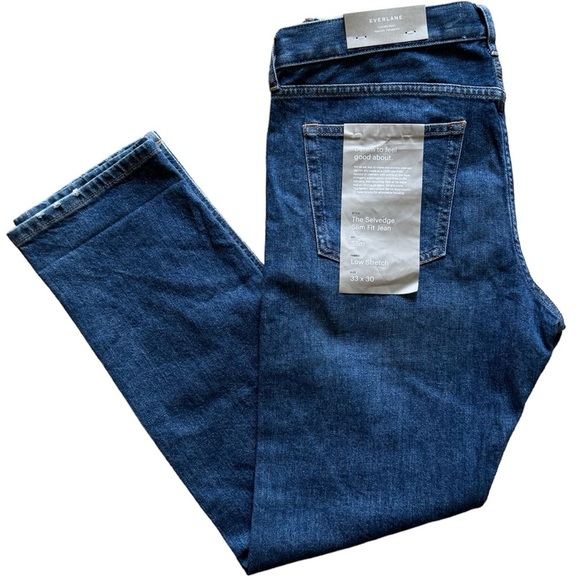Men’s Everlane The Selvedge Slim Fit Jean Size 33x30 - Picture 9 of 10